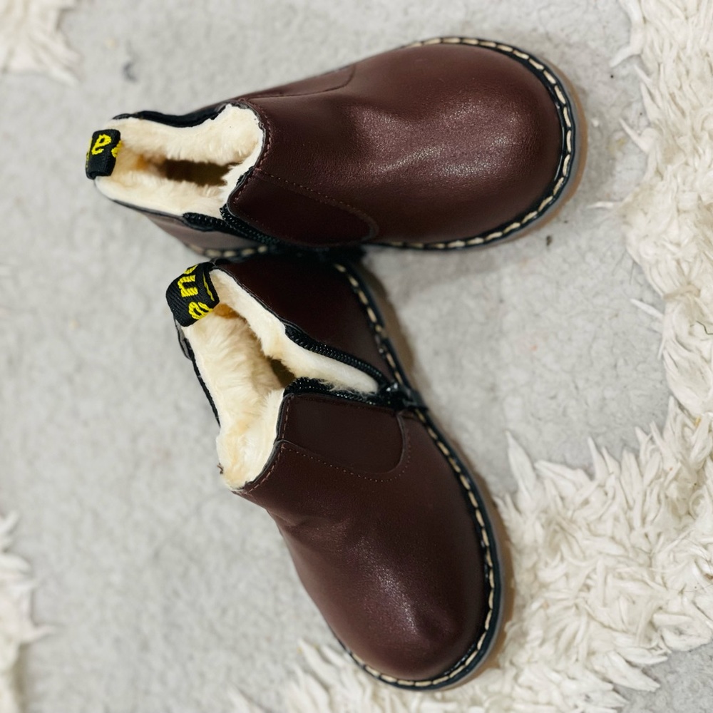 Boys Girls  Fleece Boots For Winter